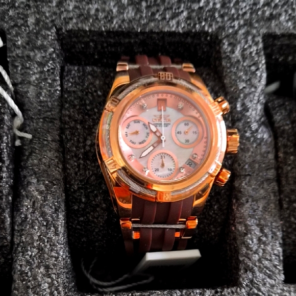 Invicta Jason Taylor 29047 42 mm Diamond MOP Dial Quartz Ladies Watch